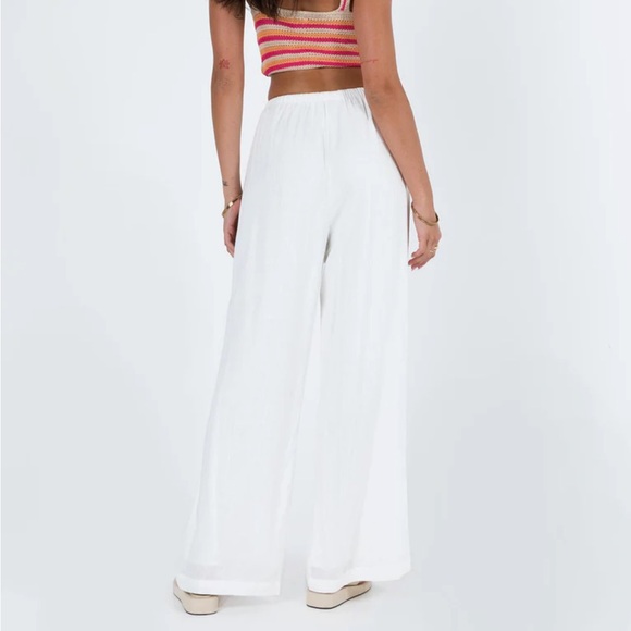 Princess Polly Ogilvie Pants White Size US 4 - Picture 4 of 4